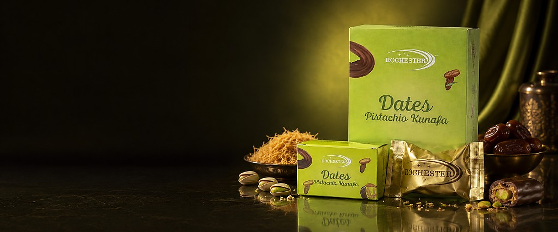 Rochester Dates Pistachio Kunafa